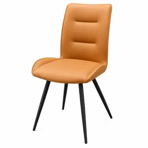 MD Norwest PU Upholstered Metal Leg Dining Chair thumbnail 1