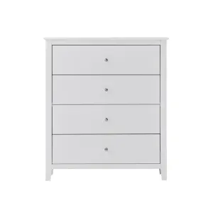 VI Lunar Solid Timber 4 Drawer Tallboy thumbnail 1