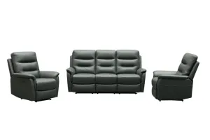 EL Familla Electric Recliners 3ER + 2 Single Seaters, Thunder and Ash thumbnail 1