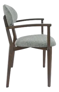 FL Atlanta Fabric Upholstered Hospitality Stackable Dining Armchair thumbnail 7