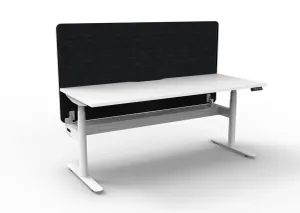 RL Halo Plus Motorized Height Adjustable Desk with Black Eco Panel Screen thumbnail 8