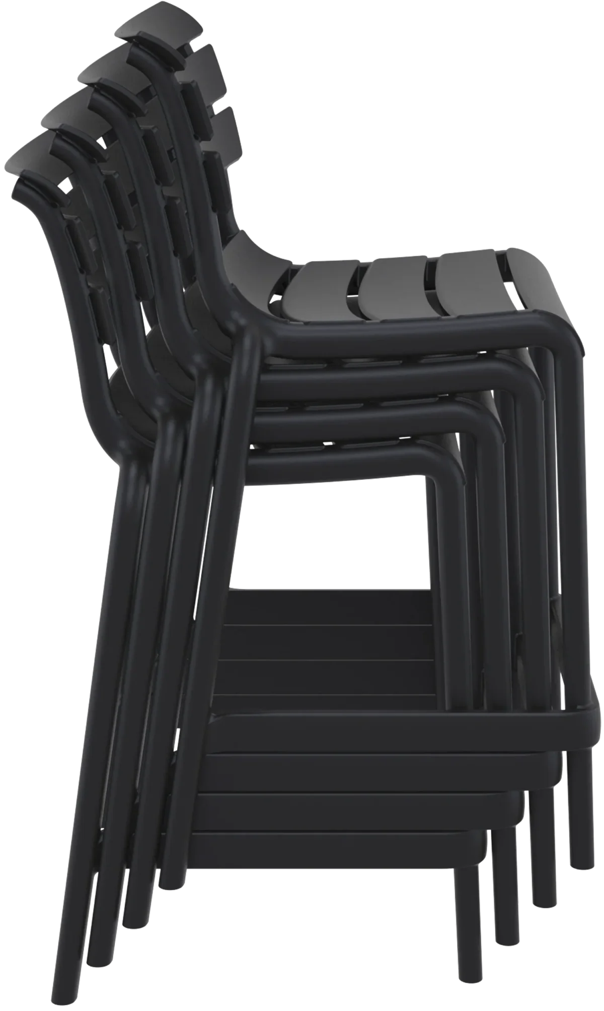 FL Helen Hospitality Stackable Outdoor Counter Stool