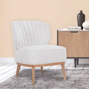 VI Clover Fabric Upholstered Timber Legs Occasional Chair thumbnail 2