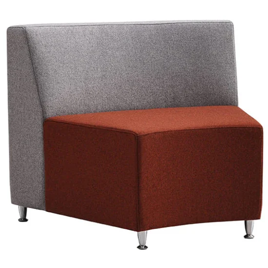 ST Twist Concave Fully Upholstered Reception Area Lounge