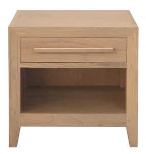 CT Dion Solid Timber 1 Drawer Bedside Table thumbnail 1