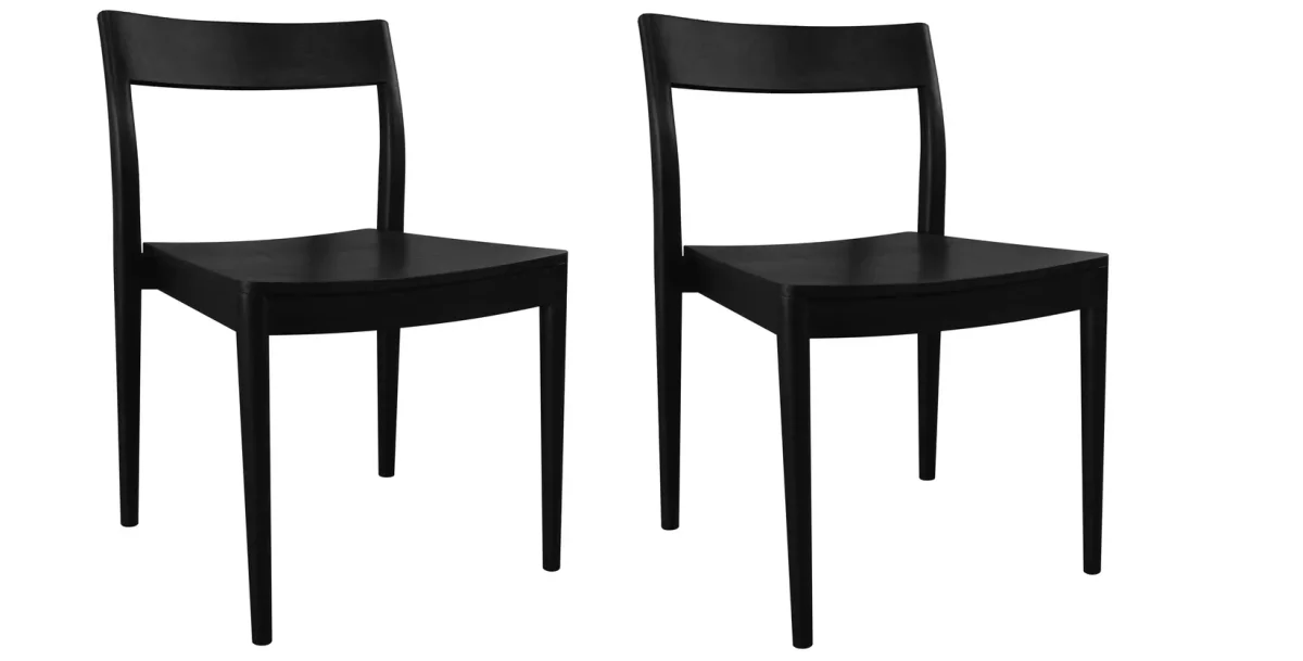 CT Moller Solid Timber Dining Chair - Set of 2