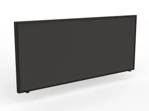 Ol Anvil Desk 4-User Double Sided Workspace with Breathe Screen & Black Frame Oak Top thumbnail 20