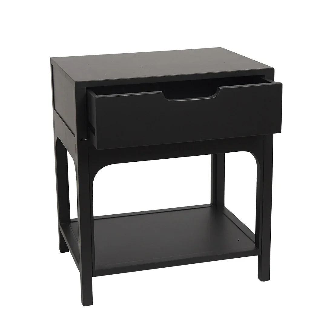 SH Ankara Black Bedside Table