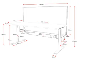 RL Boost Static Single Sided Desk thumbnail 5