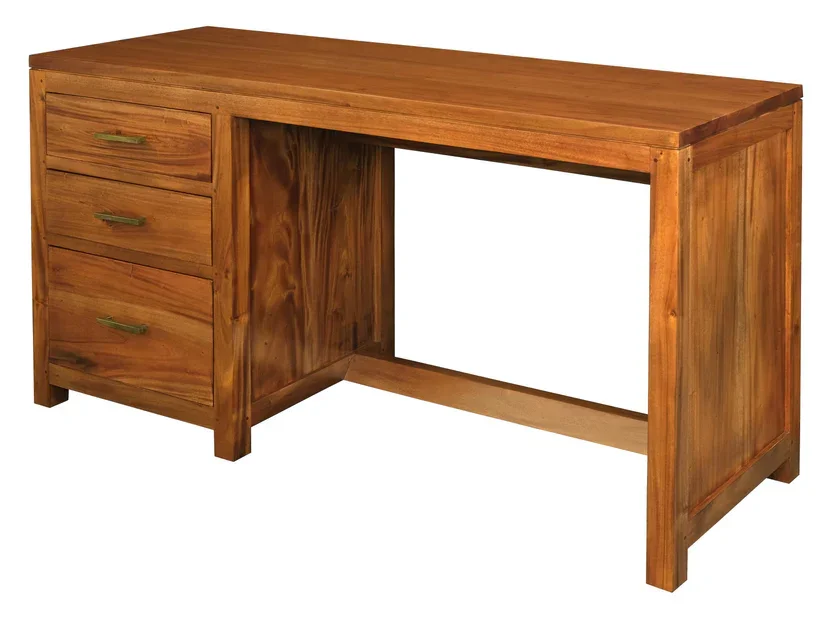 CT Paris Solid Timber 3 Drawer Desk