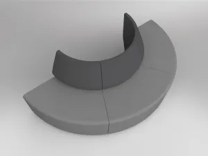 OL Motion Disc 3 Seater Reception Area Lounge thumbnail 2