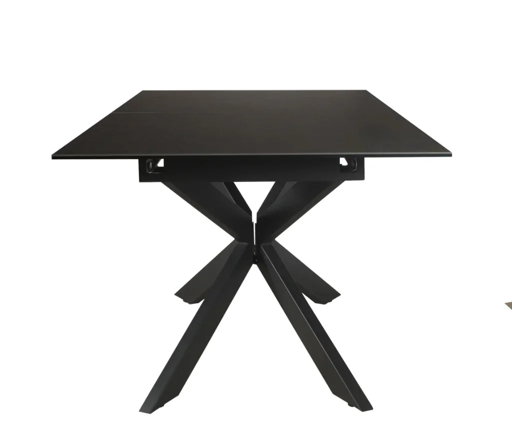 VI Iza Metal Leg Ceramic Top Extandable Dining Table