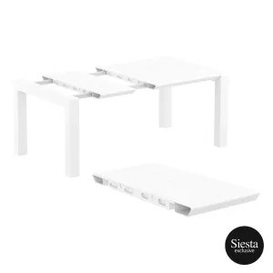 FL 5 Piece Vegas Hospitality Outdoor Extendable Dining Table with Air XL Armchair thumbnail 15