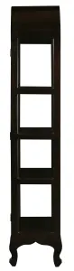 CT Queen Anne Solid Timber Single Dome Display Cabinet Large thumbnail 10