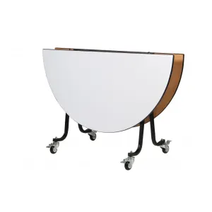 MA Flip Up & Folding Portable Round Table thumbnail 2