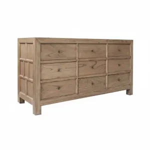 CR Evan Solid Timber 9 Drawer Chest thumbnail 1