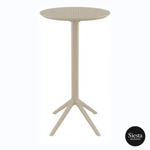 FL Sky Hospitality Round Folding Bar Table thumbnail 2