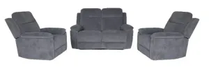 EL Gardens 2 Seater + 2 Single Seater Fabric Lounge Set thumbnail 1