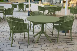 FL Siesta Portofino Hospitality Outdoor Stackable Armchair thumbnail 11
