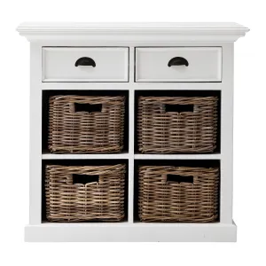 NS Halifax Solid Timber 2 Drawer Buffet with 4 Basket Set thumbnail 1