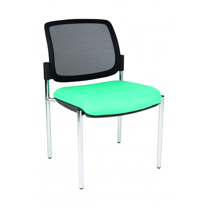 MA Dino 60 Fabric or Vinyl Upholstered 4 Legs Stackable Visitor Chair