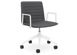 DD Nikola Meeting Chair with White Arm Rest thumbnail 9