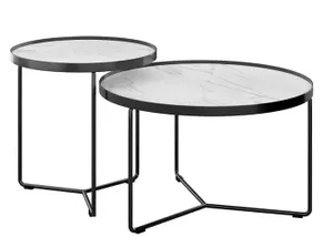 DD Eclipse Metal Legs Round Coffee Table thumbnail 2