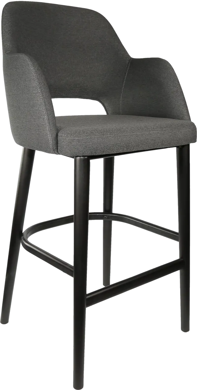 FL Sorbet Fabric Upholstered Timber Legs Hospitality Barstool