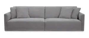 EL Terrie Grey Sofa 4 Seater thumbnail 1