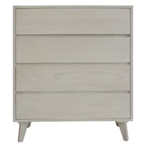 VI Polo Solid Timber 4 Drawer Tallboy thumbnail 1
