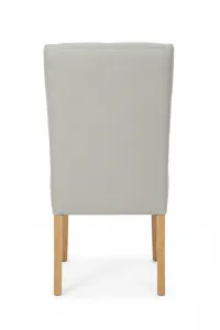 MF Manhattan Fabric Upholstered Timber Leg Dining Chair thumbnail 9