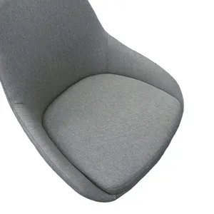 VI Picardy Fabric Upholstered Metal Leg Dining Chair thumbnail 3