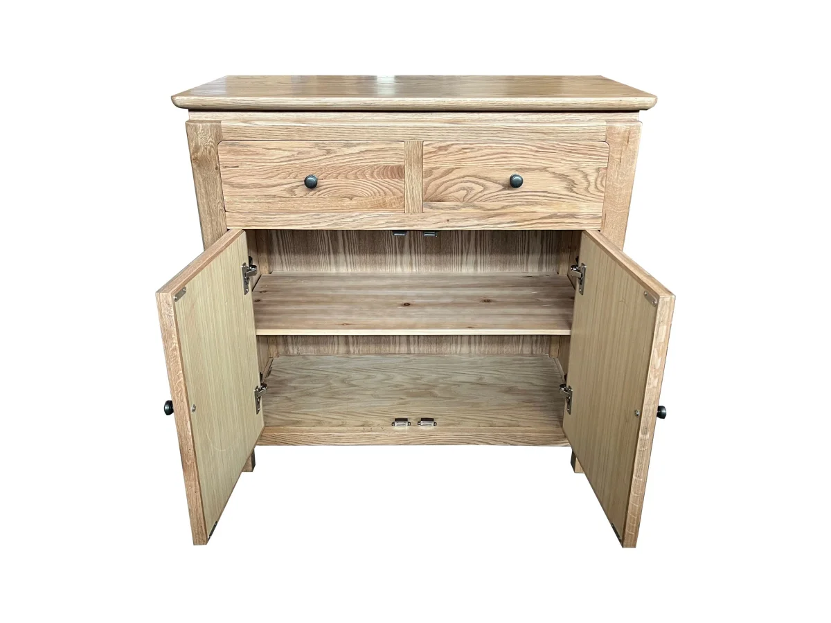 MF Crown Solid Timber 2 Drawer 2 Door Cabinet