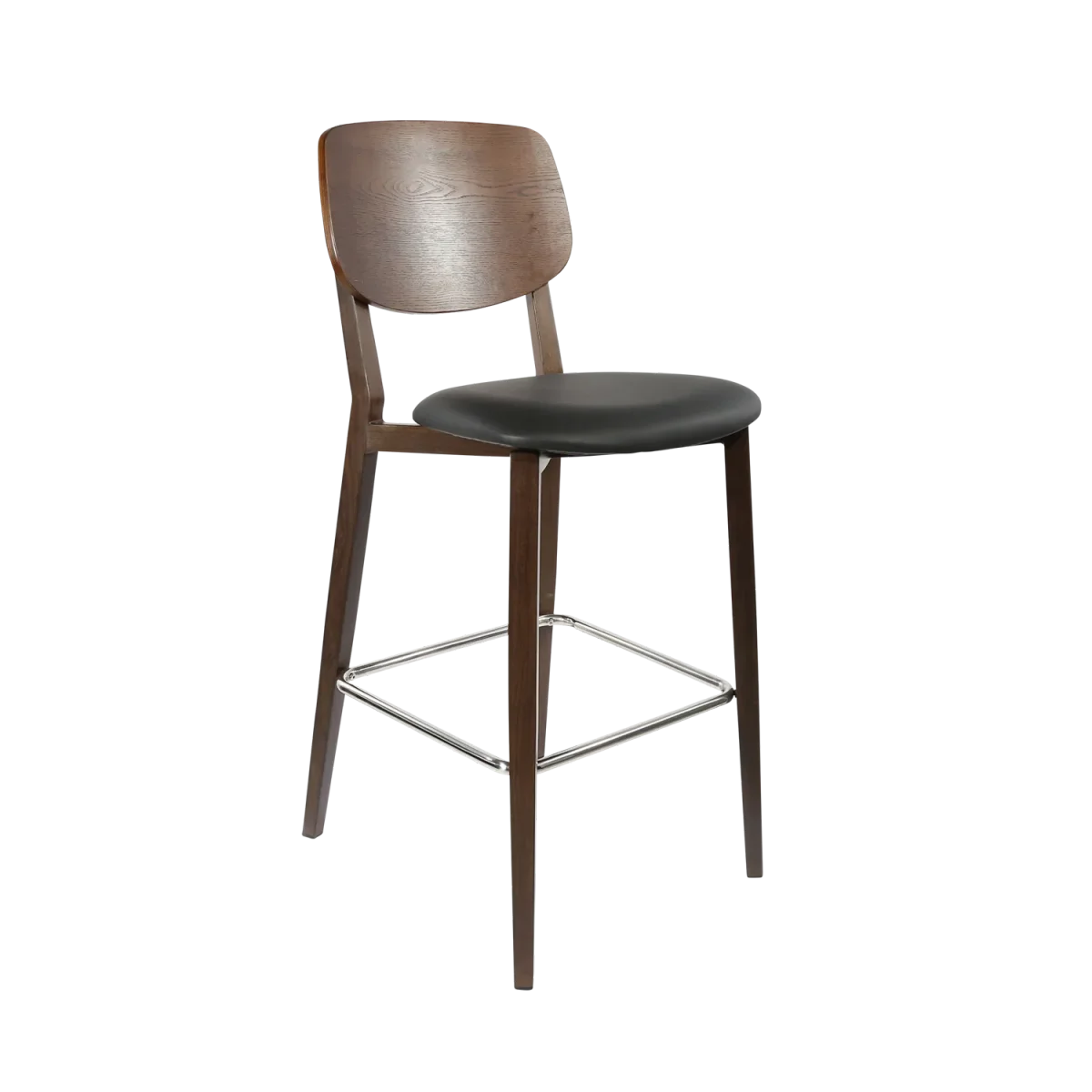 FL Atlanta Upholstered Seat Aluminium Frame Hospitality Barstool - Large thumbnail 14