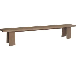 VI Momus Solid Timber Dining Bench for Alfresco thumbnail 1