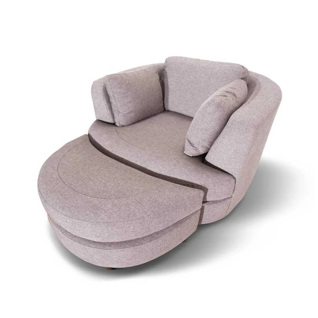 VI Orlando Fabric Upholstered Swivel Chair