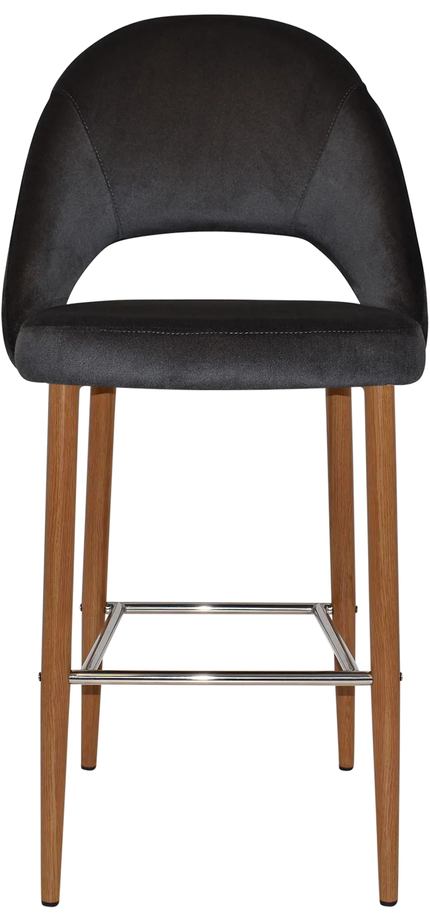 EZ STOOL CHEVRON 750 METAL LIGHTOAK