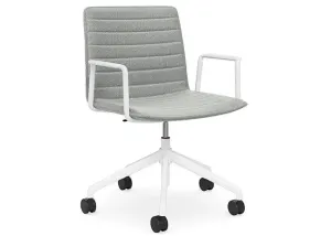 DD Nikola Meeting Chair with White Arm Rest thumbnail 5