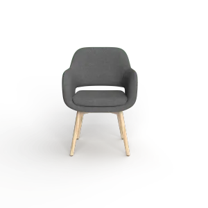 OL Elaro Fabric Upholstered Breakout Armchair thumbnail 6