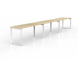 OL Anvil 3-User Workspace – Oak Top with White Frame thumbnail 11