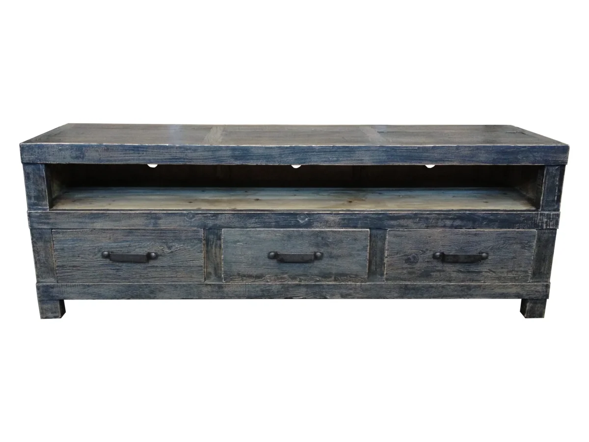 MF Industrial Iron 3 Drawer Entertainment unit