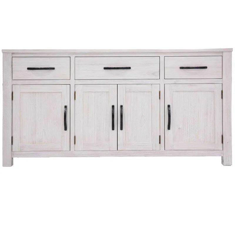 VI Florida Solid Timber 4 Door 3 Drawer Buffet