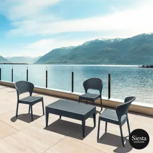 FL 4 Piece Resin Rattan Outdoor Setting with Daytona Chair thumbnail 1