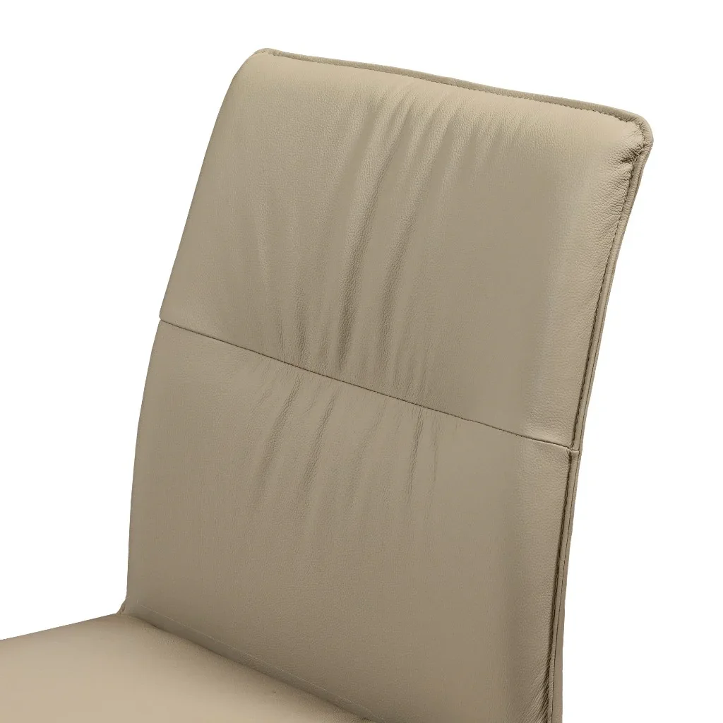VI Atherton Leather Dining Chair with Tiber Legs