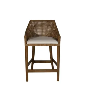 CR Tennessee Timber Frame Rattan Counter Stool thumbnail 8