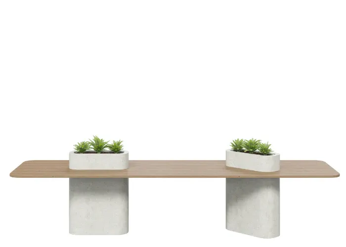 DD Omie Planter Breakout Dining Table