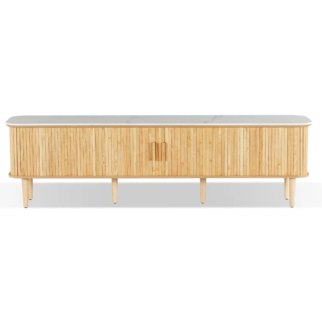 BT Melba 2 Door Marble Top Entertainment Unit