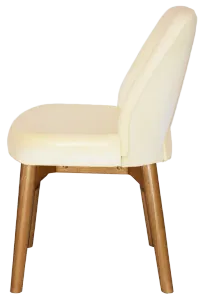 EZ Albury Solid Ash Timber Oak Leg Upholstered Hospitality Dining Chair thumbnail 10