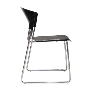 RL Zola Chrome Sled Base Stackable Visitor Chair thumbnail 3