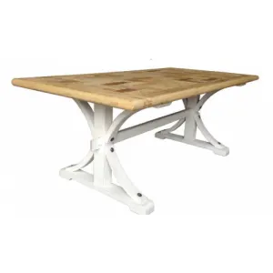 MF Brussels Recycled Elm Timber Dining Table thumbnail 1